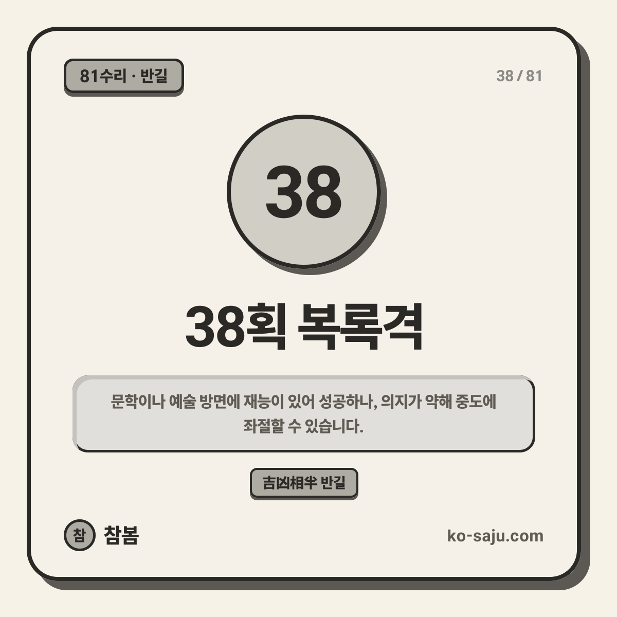 38획 복록격