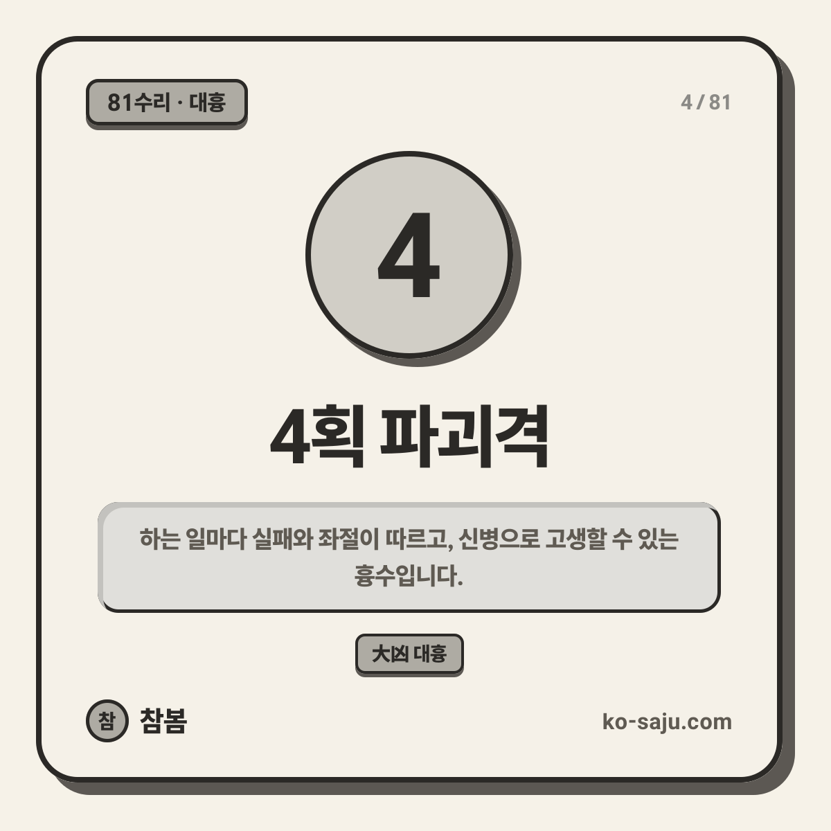 4획 파괴격