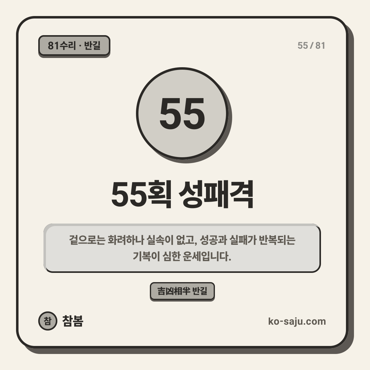 55획 성패격