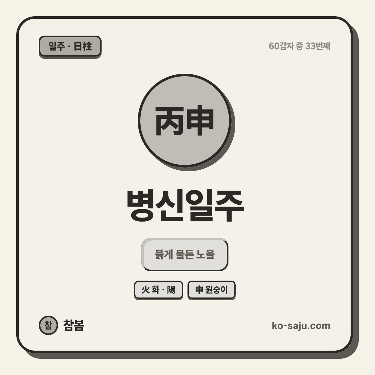 丙申 Byeongshin