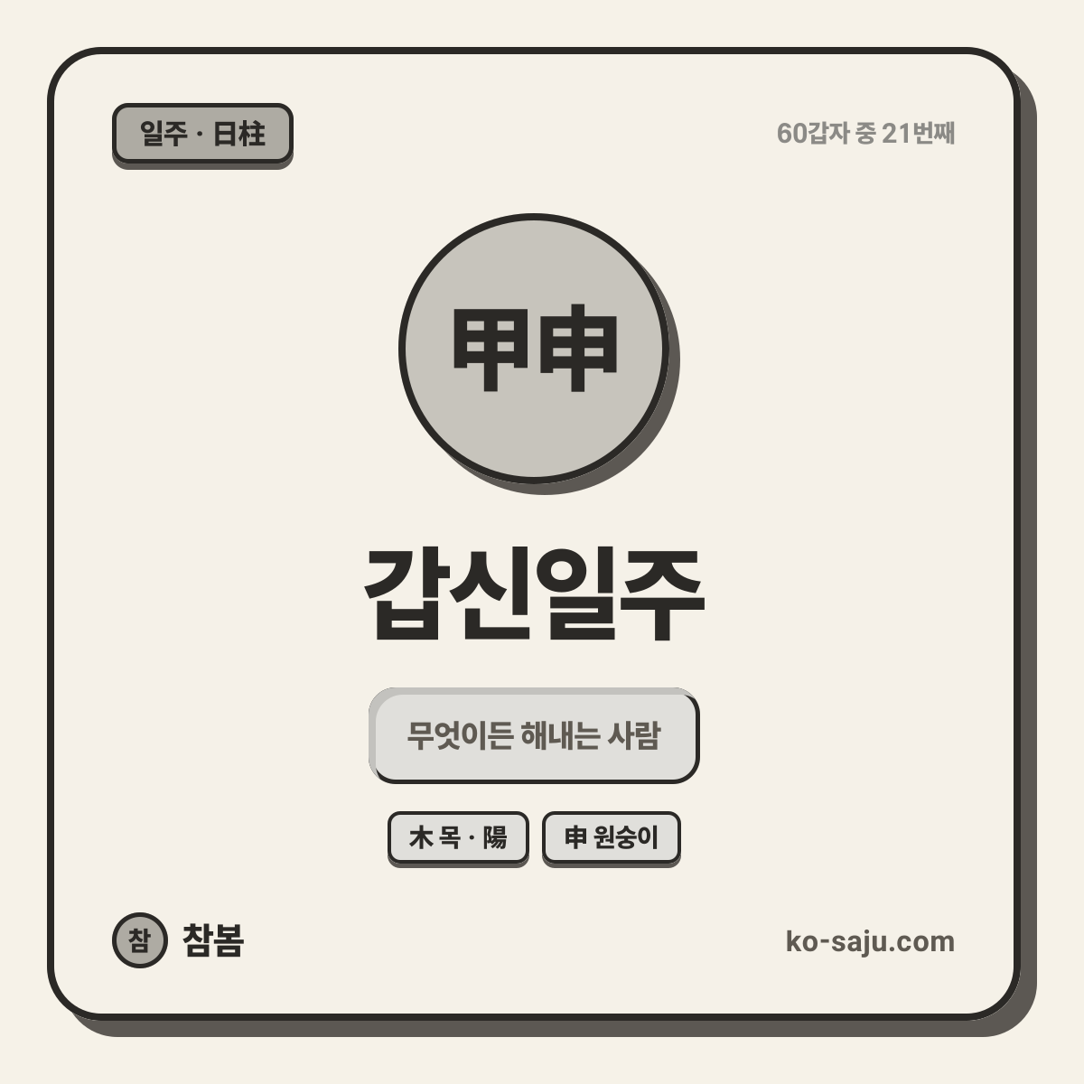 甲申 갑신